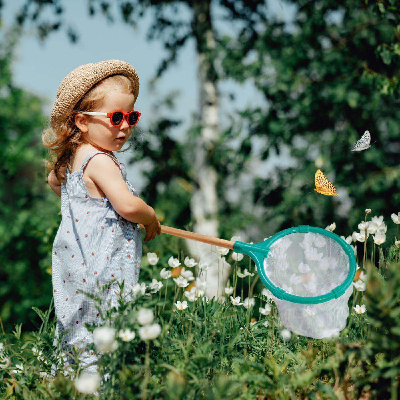 Hape Filet De Pêche Et Papillon Multifonction – Bambou Et Plastique Végétal – Explorateur 3 Ans+ – Nature Fun