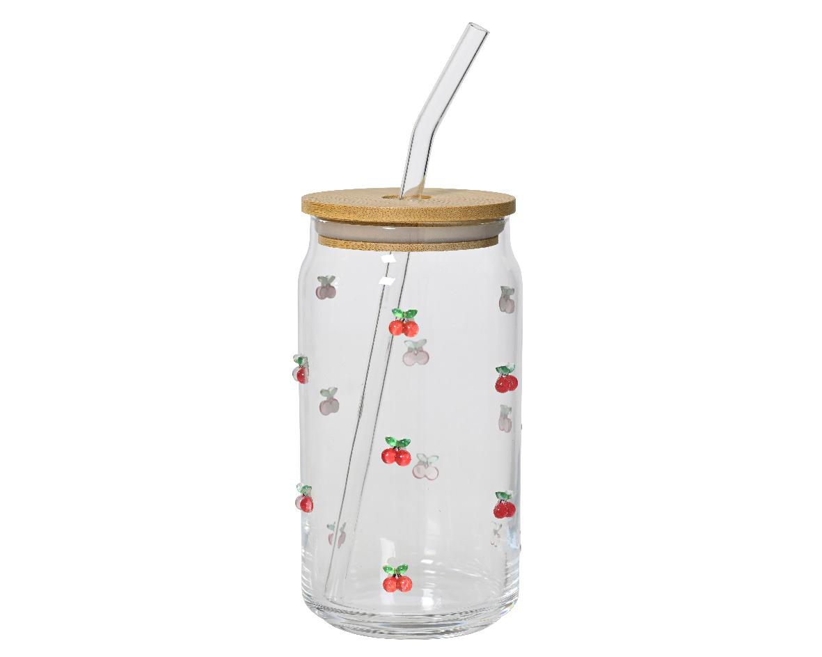Pailles En Verre Réutilisables Avec Décorations (cœurs, Fleurs, Champignons) - 6 Pièces 2 Brosses Pailles En Verre Réutilisables Avec Décorations (cœurs, Fleurs, Champignons) - 6 Pièces 2 Brosses