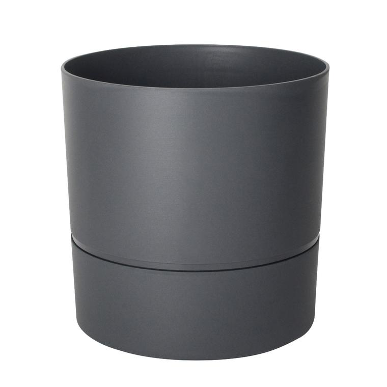 EDA Square Flower Pot, Anthracite Grey, 50 cm