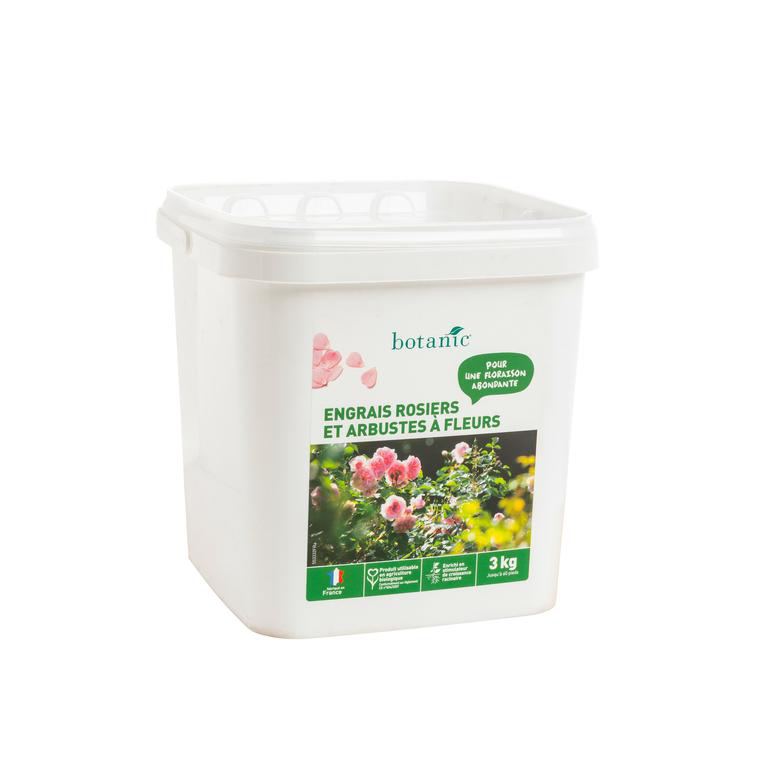 Engrais Pour Rosiers Et Fleurs 20 Kg - Organo-Minéral Longue Durée - Pour 400 M² - Favorise Floraison Et Couleurs
