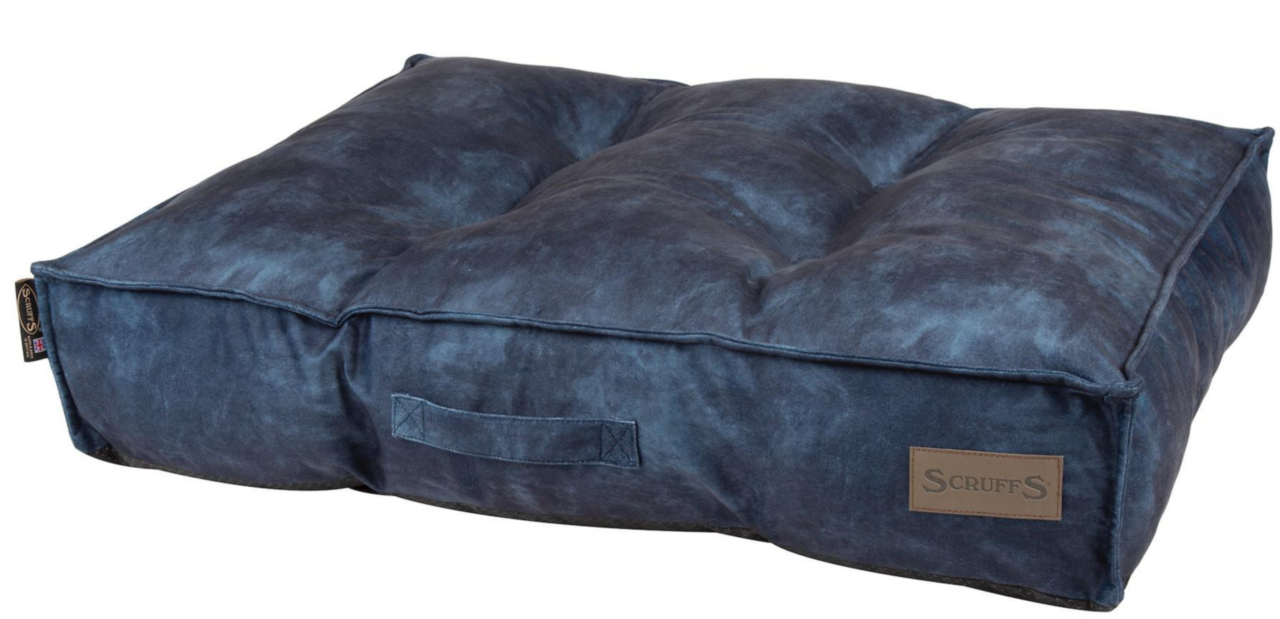 Housse de coussin matelassé LEO - Bleu - - 5.99