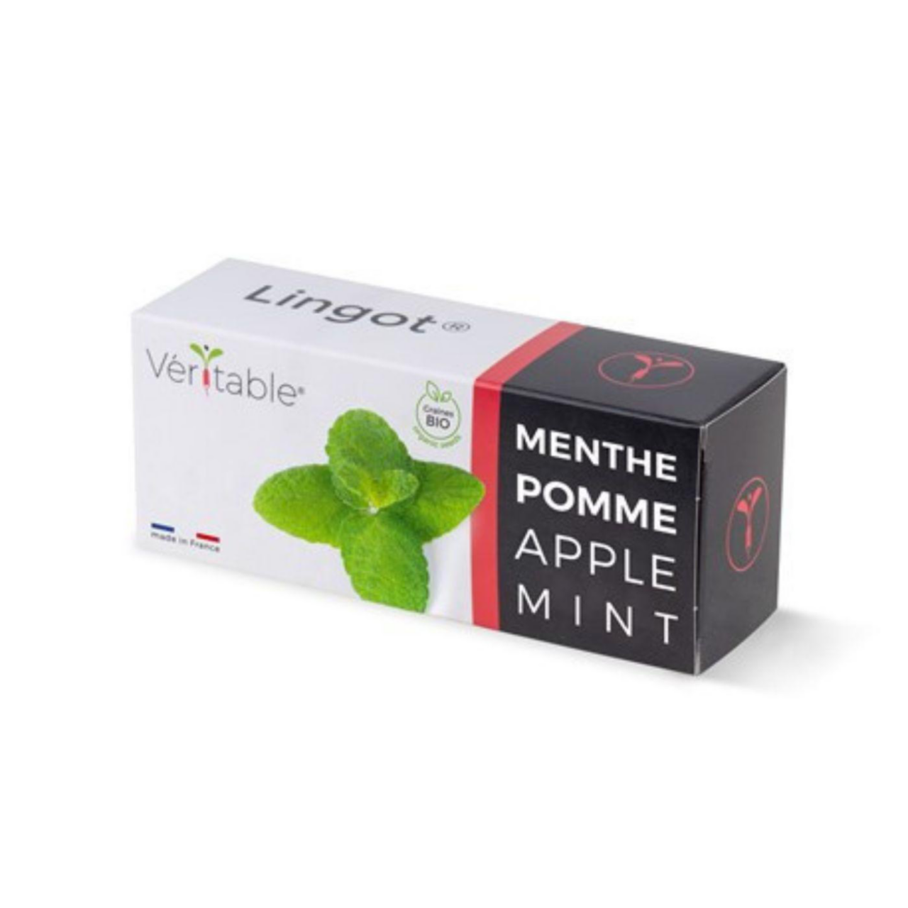 Lingot Véritable Menthe Pomme - Recharge Pour Potager D'intérieur - Substrat Et Graines Bio
