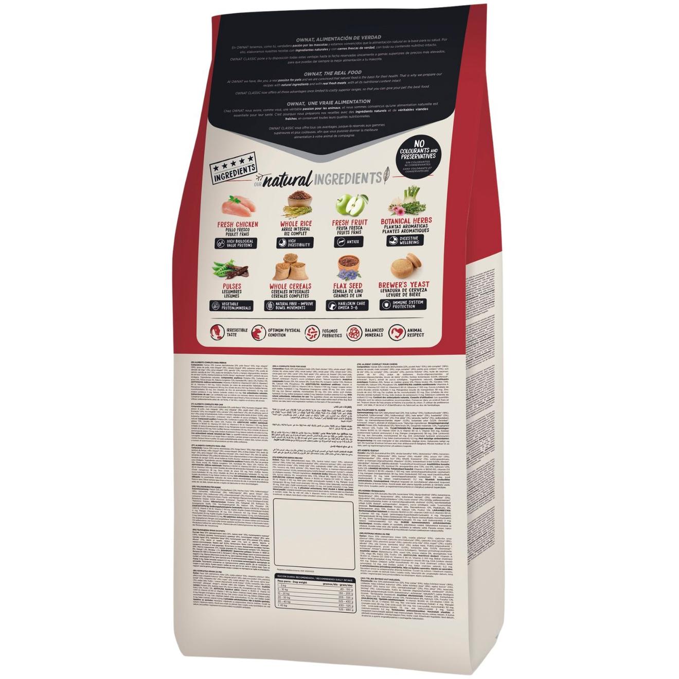 Croquette pour chien adulte au poulet Ownat - 20 kg | botanic®