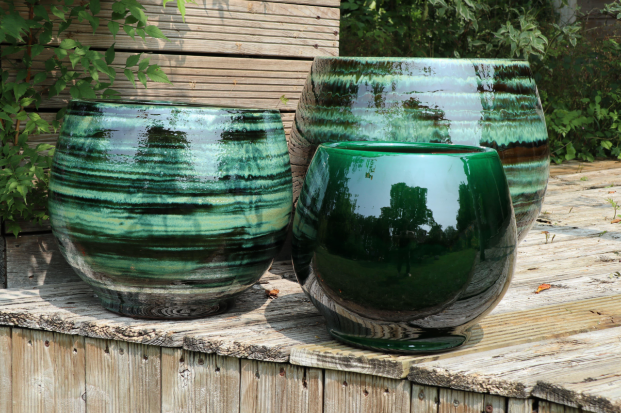 Jatte Ancienne En Terre Cuite émaillée Jaune Avec éclats Verts | BCA