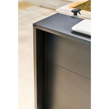 Visuel 1 du produit Fileurs x 2 en acier pour meuble support Forge Adour - 16,2 x 3 x 108,2 cm