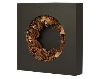 Visuel 1 du produit Couronne de pommes de pin naturelles - Ø 45 x H 9 cm