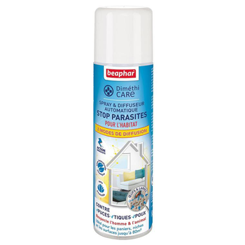 Visuel 1 du produit Spray et Diffuseur automatique Diméthicare stop parasites - 250 ml