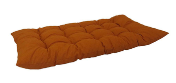 Visuel 1 du produit Coussin de dossier de palette en polyester/coton coloris abricot Banco - 120 x 60 x 10 cm