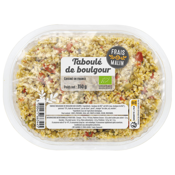 Visuel 1 du produit Taboulé de boulgour bio Frais et malin - 350 g