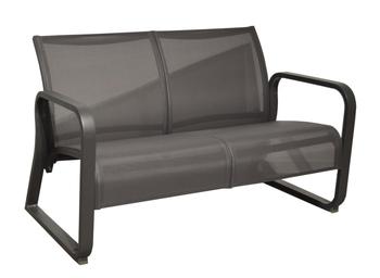 Visuel 1 du produit Canapé lounge en aluminium QUENZA II, graphite/gris - PROLOISIRS