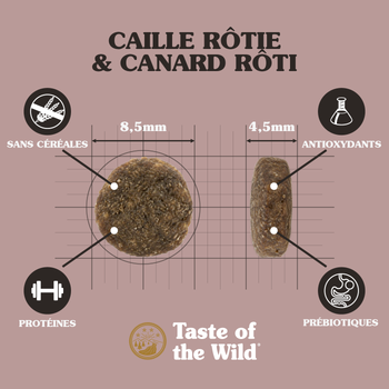 Visuel 1 du produit Croquettes pour chat au canard et à la caille Lowland Creek - 2 kg