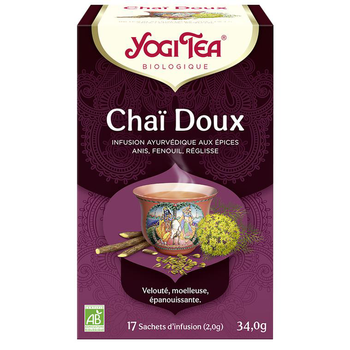 Visuel 1 du produit Yogi Tea Chai doux – La boîte de 17 sachets