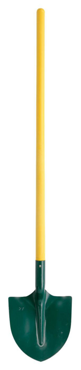 Visuel 1 du produit Pelle ronde en tôle et compositube droit Leborgne - 27 x 117 cm