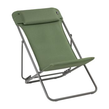 Visuel 1 du produit Maxi Transat BeComfort® tube titane olive Lafuma Mobilier - 62 x 83 x 94 cm