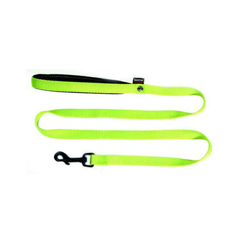 Visuel 1 du produit Laisse en nylon vert citron pour chien - 1,6x120 cm
