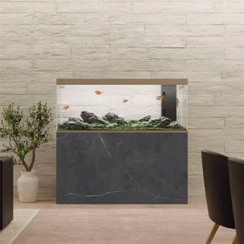 Visuel 1 du produit Meuble d'aquarium noir marbré CIANO Emotions Pro 150 - 150cm