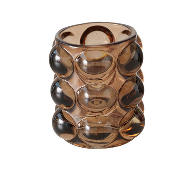 Visuel 1 du produit Photophore Bubbles en verre laqué - Ø 9 x H 9 cm