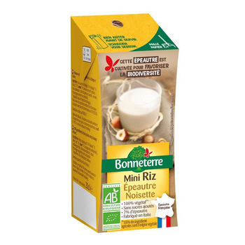 Visuel 1 du produit Mini boisson riz épeautre noisette bio Bonneterre - 20 cl