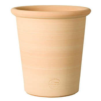 Visuel 1 du produit Pot en terre cuite claire Terrablanca Tubo S/3 - Ø 18 x H 20 cm