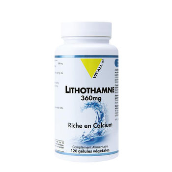 Visuel 1 du produit Lithothamne 360 mg vit’all + en format de 120 gélules