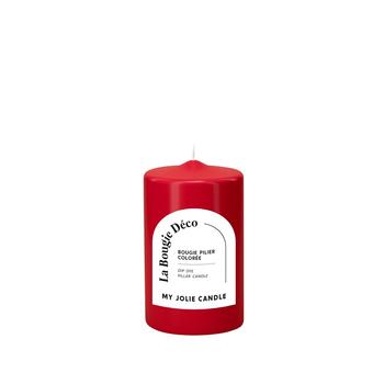 Visuel 1 du produit Bougie pilier en cire rouge Maison Berger petit modèle - Ø 6 x H 10 cm
