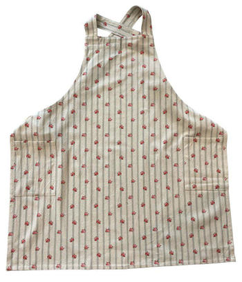 Visuel 1 du produit Tablier japonais en coton vert sauge Mirabeau - 85 x 90 cm