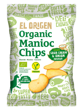 Visuel 1 du produit Chips manioc aux oignons bio El Origen - 80 g