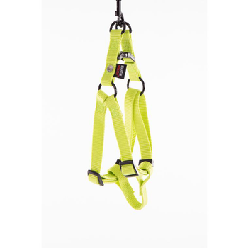 Visuel 1 du produit Harnais baudrier réglable vert citron pour chien - 1x25/35 cm