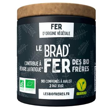 Visuel 1 du produit Fer d’origine végétale bio Les bio frères Brad’fer - 90 comprimés