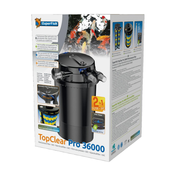 Visuel 1 du produit Filtre à UV pour bassin - SUPERFISH BASSIN Top Clear Pro 36000 - 36m³