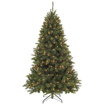 Visuel 1 du produit Sapin de Noël artificiel vert prélampé Bristlecone