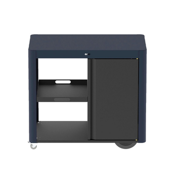 Visuel 1 du produit Chariot Achille bleu navy et noir pour plancha Eno