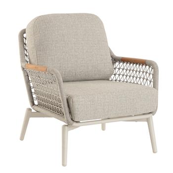 Visuel 1 du produit Fauteuil Eulero alu/teck/corde