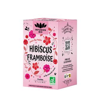 Visuel 1 du produit Tisane plaisir bio hibiscus et framboise Romon Nature - les 16 sachets