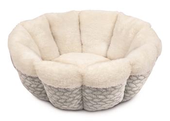 Visuel 1 du produit Couchage de Noël pour chien et chat coloris gris nid tresses Croci - 50 cm