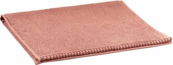 Visuel 1 du produit Serviette invité en coton coloris terracotta Vivaraise Bora - 50 x 30 cm