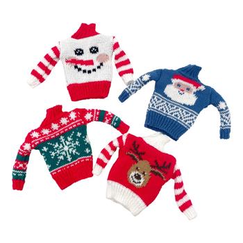Visuel 1 du produit Pull de Noël pour lutin farceur en polyester - 11 x 11 x 11 cm