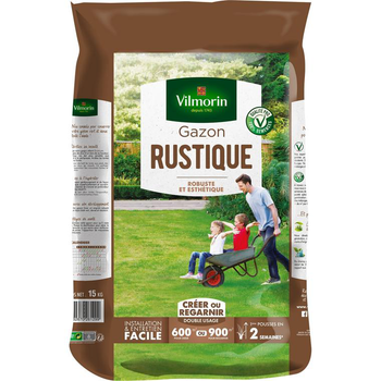 Visuel 1 du produit Gazon rustique Robuste & Esthétique Vilmorin - Sac de 15 kg