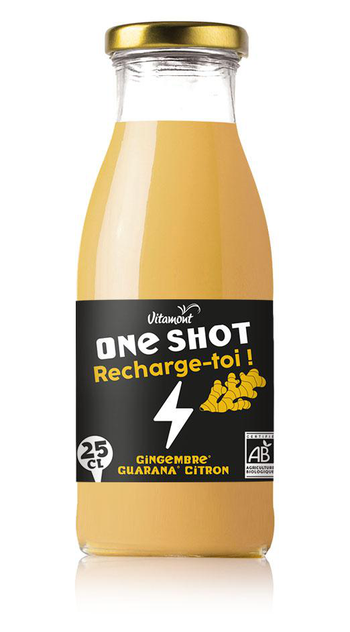 Visuel 1 du produit Boisson bio Vitamont One Shot Recharge-toi– 25 cl