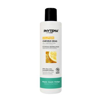 Visuel 1 du produit Shampoing séborégulateur cheveux gras Laboratoire Phytema - 250 ml