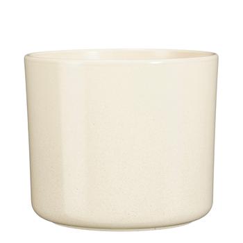 Visuel 1 du produit Pot rond coloris beige en céramique Fedor Mica Decorations - 20 x Ø 22,5 cm