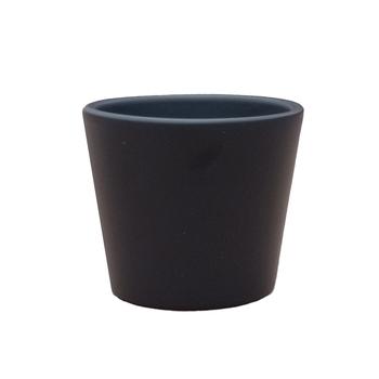 Visuel 1 du produit Cache-pot en céramique coloris anthracite mat Fresh Baby A6 - Ø 7 x H 6 cm