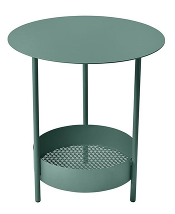 Visuel 1 du produit Guéridon Salsa coloris vert en acier - Ø 50 cm x 50 cm