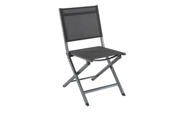 Visuel 1 du produit Chaise pliante en aluminium, couleur anthracite - CREADOR Censo