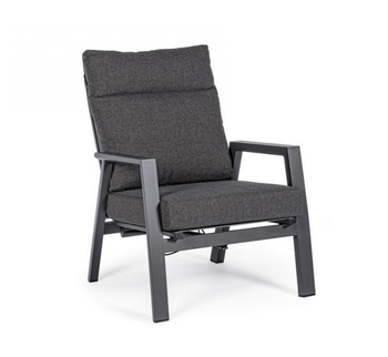 Visuel 1 du produit Fauteuil inclinable KLEDI - Anthracite - BIZZOTTO