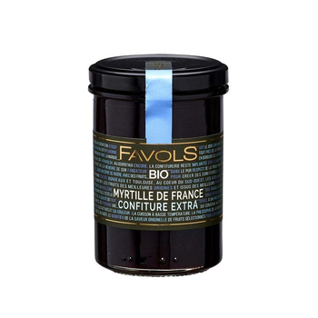 Visuel 1 du produit Myrtille de France Confiture Extra Pot 250g