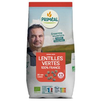 Visuel 1 du produit Lentilles vertes bio en sachet de 500 g