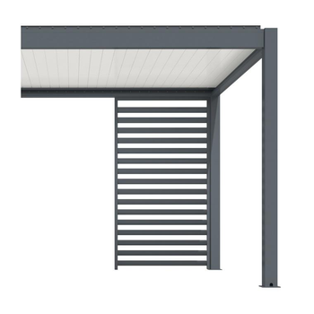 Visuel 1 du produit Claustra pergola gris, Eris - Zephir - Star led, Proloisirs Grey