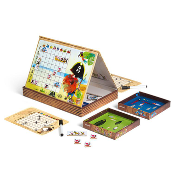 Visuel 1 du produit Jeu de stratégie multicolore Janod bataille navale pirates