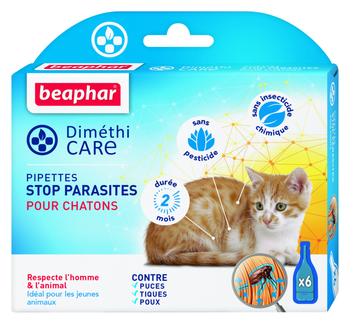 Visuel 1 du produit Pipettes pour chatons DiméthiCARE 6 x 0,75 ml